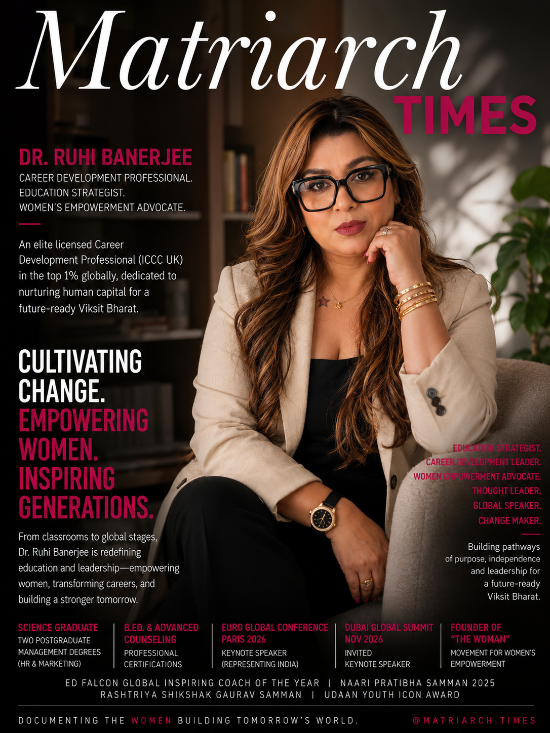 Dr. Ruhi Banerjee, career development professional, education strategist, and women's empowerment advocate.